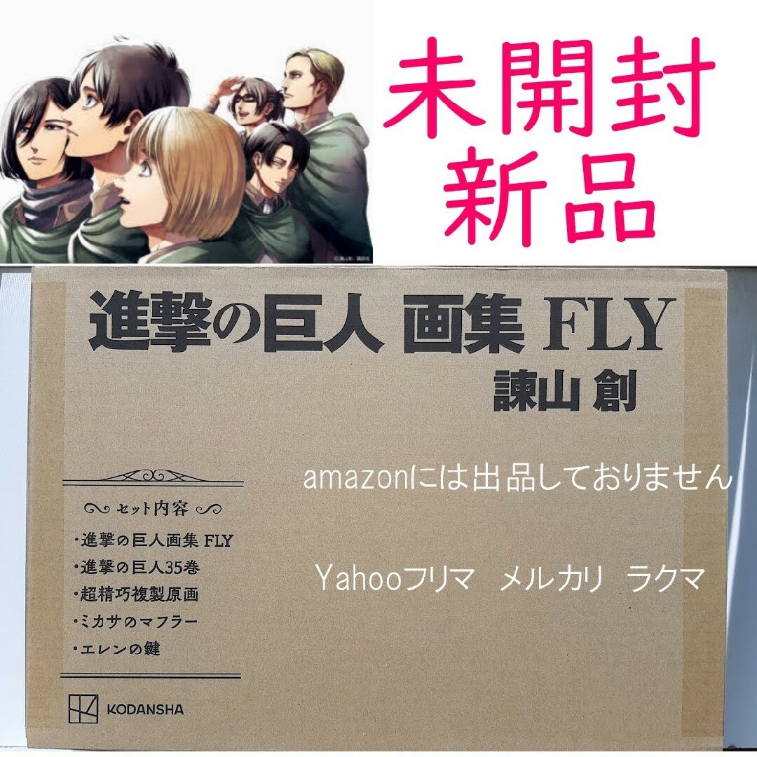 講談社 - 進撃の巨人 画集 FLY 未開封新品の通販 by はる♪'s 講談社 - 進撃の巨人 画集 FLY 未開封新品の通販 by はる♪'s