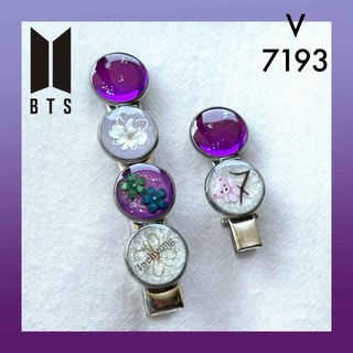 BTSイメージ ヘアクリップ 7193 (テテ) セット(アイドルグッズ)