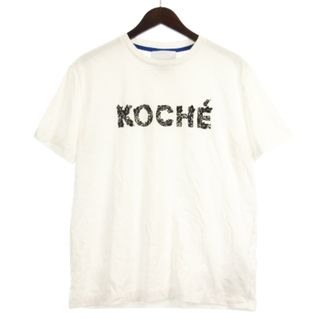 アザー(other)のコシェ KOCHE Tシャツ カットソー 半袖 ロゴ ビジュー装飾 ホワイト M(Tシャツ/カットソー(半袖/袖なし))