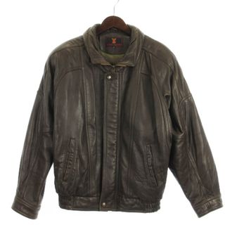 アザー(other)のYS EACHS LEATHER レザー ジャケット ブラウン L(その他)