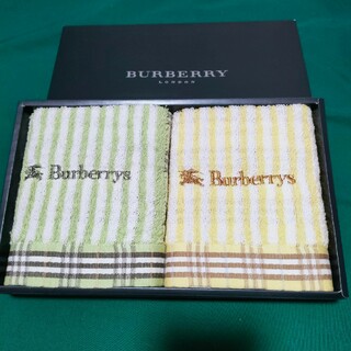 BURBERRY - BURBERRY バーバリー ウォッシュタオル 2枚
