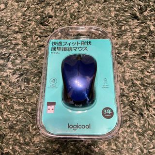 ロジクール(Logicool)の新品 logicool ワイヤレスマウス M235nBL 開封済み 青(PC周辺機器)