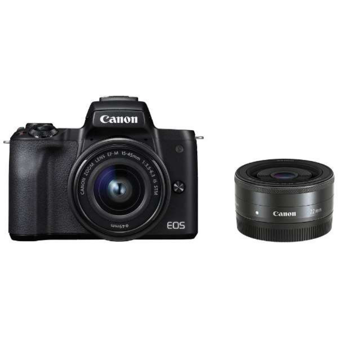 EOS Kiss M ミラーレス一眼カメラ EOSKISSMBKWLK ブラック EOS Kiss M ミラーレス一眼カメラ EOSKISSMBKWLK ブラック
