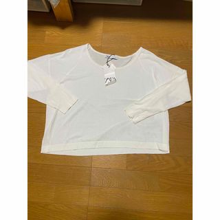 ザラ(ZARA)の「新品」薄手長袖☆トップス☆ZARA(カットソー(長袖/七分))