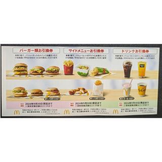 マクドナルド　株主優待(フード/ドリンク券)