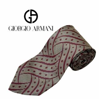 ジョルジオアルマーニ(Giorgio Armani)のジョルジオ アルマーニ　ネクタイ　イタリア製　シルク100%(ネクタイ)