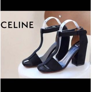 celine - celine フィービー  アンクルストラップ　サンダル