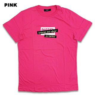 DIESEL - DIESEL ディーゼル Tシャツ ピンク Sサイズ ※発送まで7〜9日前後