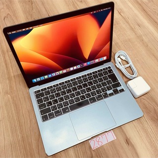 マック(Mac (Apple))のMacBook air 13インチ 2020 フルカスタム 管理番号2877(ノートPC)