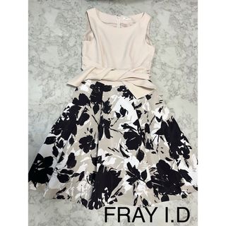 FRAY I.D - FRAY I.D フレイアイディー　ワンピース　ノースリーブ　0 ベージュ