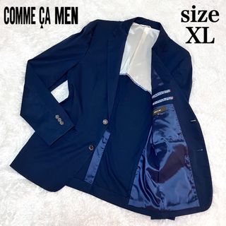 COMME CA MEN - コムサメン COMME CA MEN テーラードジャケット  ネイビー XL