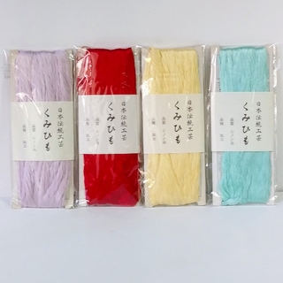 ［新品・未使用］組紐糸　シノン糸(生地/糸)