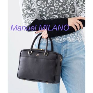 イエナ　Manuel MILANO マニュエルミラノ レザーバッグ　ブラック　黒