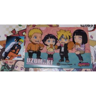 NARUTO BORUTO カード ミニクリアファイル ナルト ボルト ヒナタ(その他)