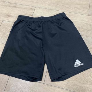 アディダス(adidas)のサッカー　プラクティス　パンツ　160 150 小さめ　黒　アディダス(ウェア)