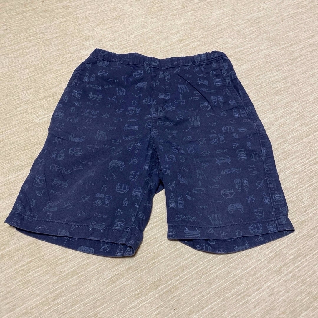 UNIQLO(ユニクロ)のUNI QLO ハーフパンツ　(130cm) キッズ/ベビー/マタニティのキッズ服男の子用(90cm~)(パンツ/スパッツ)の商品写真