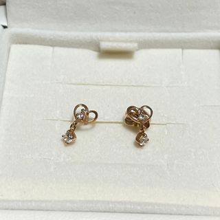 4℃ ピンクゴールド ピアス