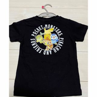 新品 キッズ ポケモン 黒 半袖 Tシャツ トップス 110cm 綿100%(Tシャツ/カットソー)