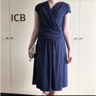 ICB - ICB アイシービー ジャージーワンピース ドレス