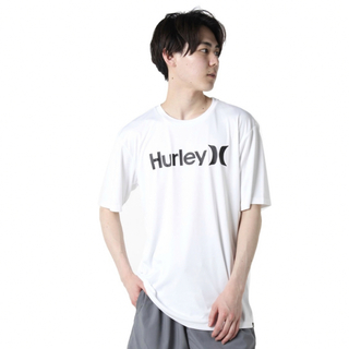 ハーレー(Hurley)のハーレー　ラッシュガード Tシャツ MRG2100007 ホワイト　サイズM(Tシャツ/カットソー(半袖/袖なし))