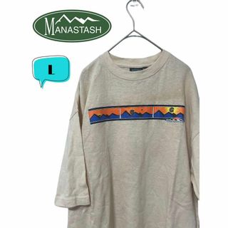 マナスタッシュ(MANASTASH)のMANASTASH マナスタッシュ ヘンプ コットン Tシャツ L(Tシャツ/カットソー(半袖/袖なし))