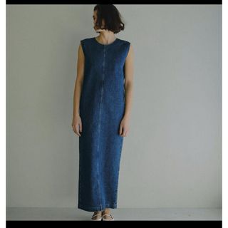 エトレトウキョウ(ETRE TOKYO)のYANUK×ETRE TOKYO I-Line Denim Dress(ロングワンピース/マキシワンピース)