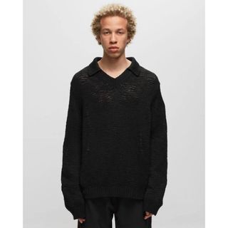 ヘルムートラング(HELMUT LANG)のHelmut Lang  Zach V Neck Sweater(ニット/セーター)