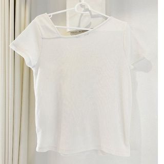 授乳服　マタニティ　半袖　Tシャツ　カットソー　レディース　白　夏　ホワイト(マタニティトップス)