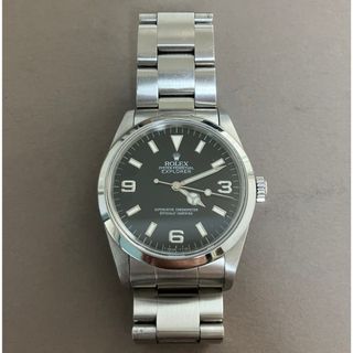 ロレックス(ROLEX)の【美品】ロレックス ROLEX エクスプローラー1 14270 X番 横穴あり(腕時計(アナログ))