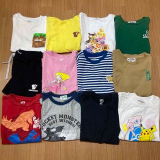 ユニクロ(UNIQLO)の任天堂 120 130 12着セット ニンテンドー(Tシャツ/カットソー)