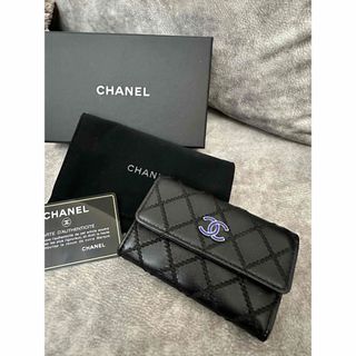 シャネル(CHANEL)の【CHANEL】シャネル　ワイルドステッチ　カードケース　ミニ財布(名刺入れ/定期入れ)