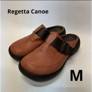 リゲッタカヌー(Regetta Canoe)のリゲッタカヌー バックルベルト モカシンシューズ 2way スリッポン　M(スリッポン/モカシン)