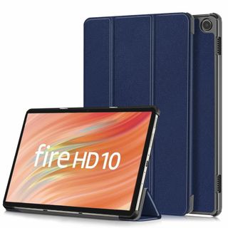 【色:ブルー】【2023年発売】Fire HD 10 2023 用 ケース カバ(タブレット)