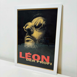 【白額付きポスター】レオン LEON ジャン・レノ11(新品)(ポスターフレーム)