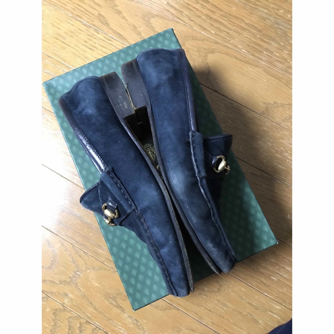 GUCCI - GUCCI グッチ ビットローファースエード濃緑35 1/2 22.5 GUCCI - GUCCI グッチ ビットローファースエード濃緑35 1/2 22.5