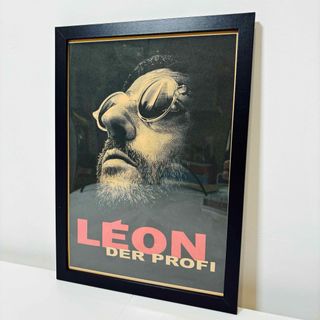 【黒額付きポスター】レオン LEON ジャン・レノ11(新品)(キャラクターグッズ)