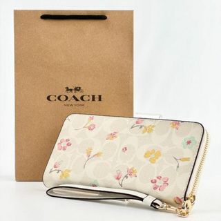 コーチ(COACH)の新品 COACH アウトレット コーチ レディース ラウンドジップ ミスティカル(財布)