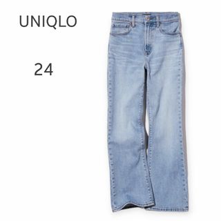 UNIQLO ユニクロ レディース フレアハイライズジーンズ 24 デニム