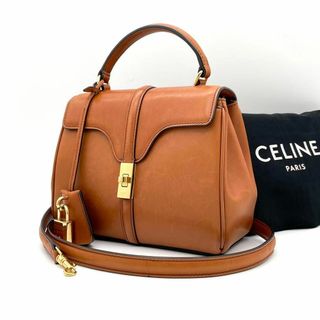 セリーヌ(celine)の【現行】CELINE セリーヌ　セーズ　16　ミニ　タン　ブラウン  2way(ハンドバッグ)