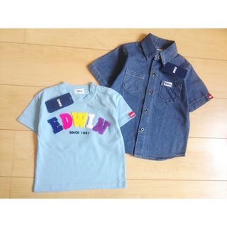 チャンピオン(Champion)の子供服EDWIN*半袖Ｔシャツ*送料無料キッズ*春夏エドウィン*デニム(Tシャツ/カットソー)