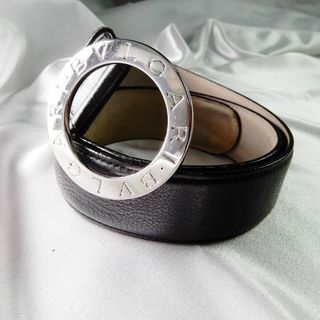 ブルガリ(BVLGARI)のBVLGARI　ベルト　メンズ　ロゴマニア　サークルロゴ(ベルト)