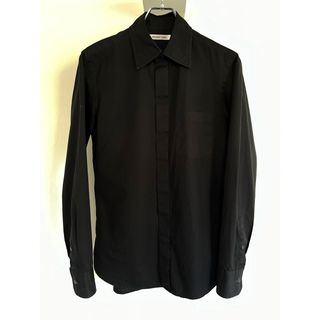 ヘルムートラング(HELMUT LANG)のHelmut Lang  ブラック　比翼シャツ(シャツ)