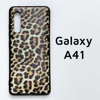 Galaxy A41 レオパード ヒョウ柄 ソフトケース カバー(Androidケース)