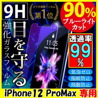 iPhone 保護フィルム ガラスフィルム iPhone12 ProMax F(保護フィルム)