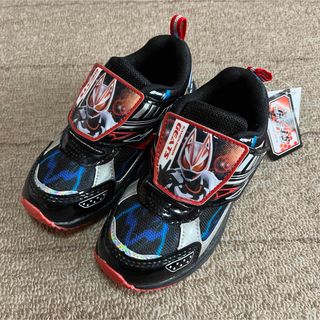 仮面ライダーギーツ スニーカー 靴 18cm 新品 未使用 ブラック 黒 男の子(スニーカー)