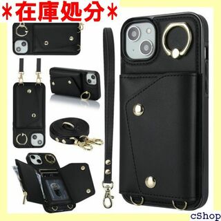 スマホカバー アイフォン13ケース 手帳型 PU革 カ e け-ブラック 999
