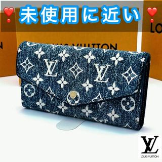 ルイヴィトン(LOUIS VUITTON)のルイヴィトン財布❣️ モノグラム ジャガード デニム ポルトフォイユ サラ(財布)