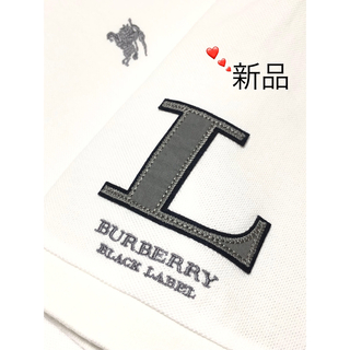 BURBERRY - 新品 XL【日本製】バーバリーブラックレーベル ポロシャツ4