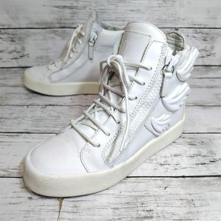 Giuseppe Zanotti ジュゼッペザノッティ 白 スニーカー ジップ