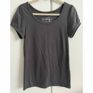 Tシャツ　グレー　Lサイズ　無地(Tシャツ/カットソー(半袖/袖なし))